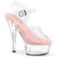 Chaussure pole dance transparente talon 15 cm Pleaser KISS208