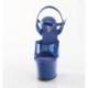Sandale pole dance bleu roi verni à talon 18 cm SKY309/RYBL/M