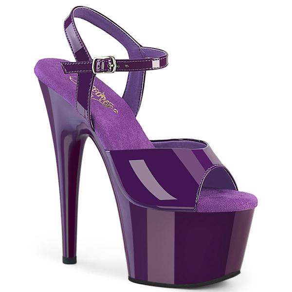 Chaussure pole dance violette talon 18 cm Pleaser ADO709/PP/M