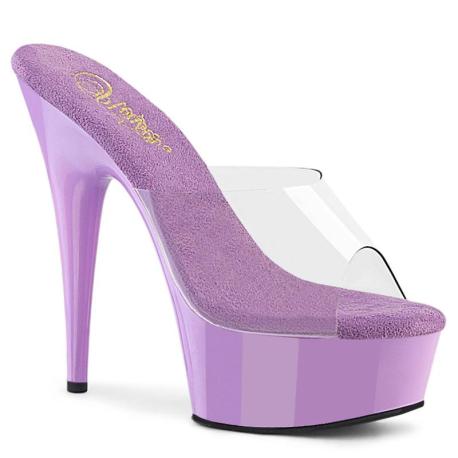 Chaussure pole dance talon 15 cm Pleaser DEL601/C/LV