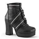 Low boots, boots, bottines gothique femme